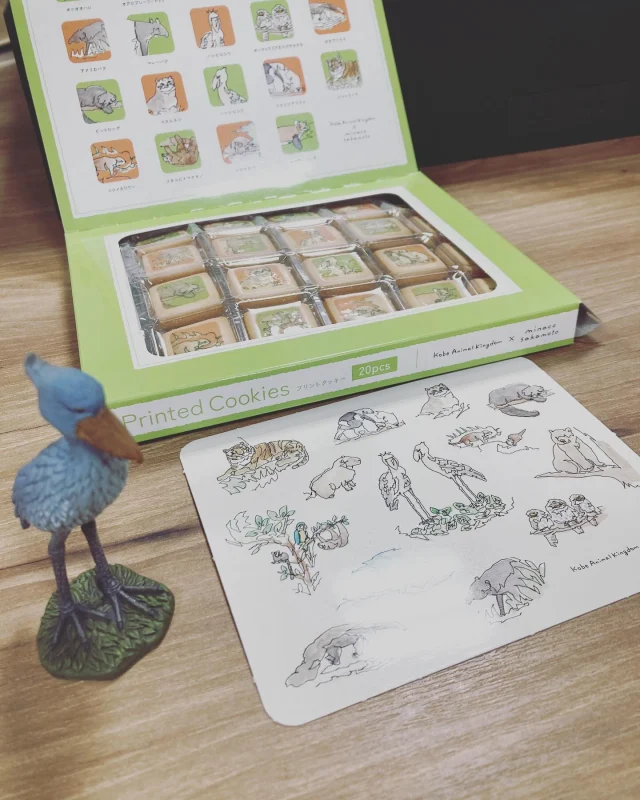 ハシビロコウが我が社の仲間に加わりました。
#プラスコーポレーション #プラスコーポレーションの話 #神戸どうぶつ王国🐾 #お土産 #ハシビロコウ #クッキー #プリントクッキー